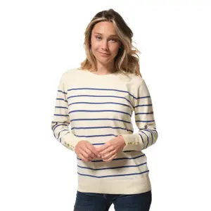 Maglione con bottoni collo rotondo donna Hublot Mode Marine image-0