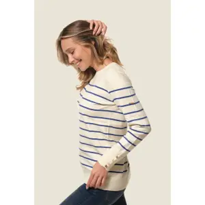 Maglione con bottoni collo rotondo donna Hublot Mode Marine image-2