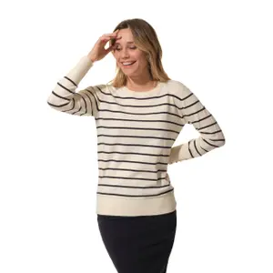 Maglione con bottoni collo rotondo donna Hublot Mode Marine image-0