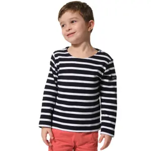 Children's long sleeve striped T-shirt Hublot Mode Marine Cody image-0