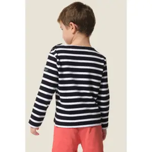 Children's long sleeve striped T-shirt Hublot Mode Marine Cody image-1