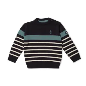 Baby boy round neck sweater Hublot Mode Marine Dekster image-0