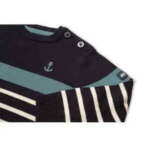Baby boy round neck sweater Hublot Mode Marine Dekster image-2