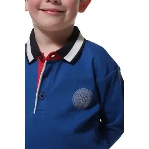 Long sleeve polo for kids Hublot Mode Marine Sansom image-2