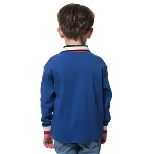 Long sleeve polo for kids Hublot Mode Marine Sansom image-1