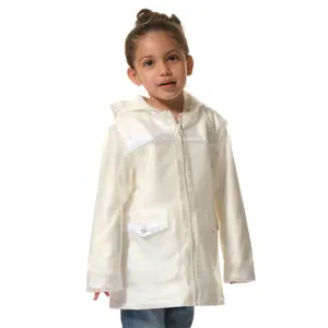 Girls' zip-up rain parka Hublot Mode Marine Belline image-0