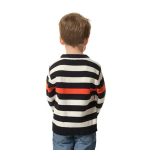 Children's round neck knit jumper Hublot Mode Marine Chelif image-1
