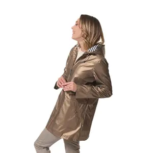 Parka ciré métallisé femme Hublot Mode Marine Dania image-2