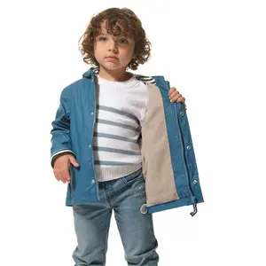 Baby zip-up rain parka Hublot Mode Marine Stratus image-2