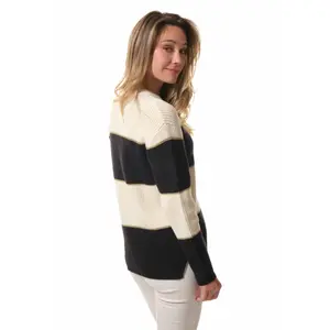 Maglione a righe da donna Hublot Mode Marine image-2
