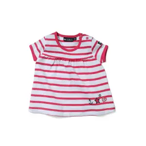 Baby girl t-shirt dress Hublot Mode Marine Giraf image-0