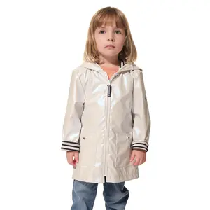 Holographic raincoat for baby girl Hublot Mode Marine Laurella image-0