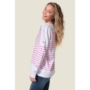 Pull de gola V feminino Hublot Mode Marine Marise image-2