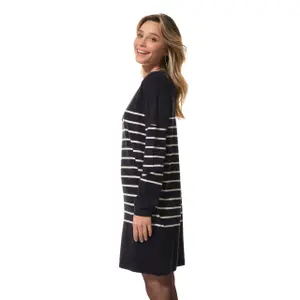 Abito a maglione con scollo a V donna Hublot Mode Marine Paulina image-2