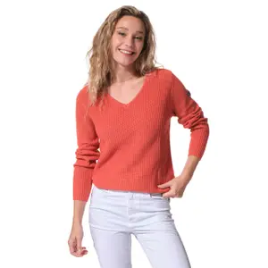 Pull col V femme Hublot Mode Marine Pivoine image-1