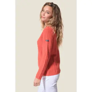 Pull col V femme Hublot Mode Marine Pivoine image-3