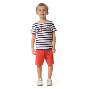 Baby striped t-shirt Hublot Mode Marine Plancton image-0