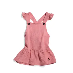 Baby girl strap dress Hublot Mode Marine Pompom image-0