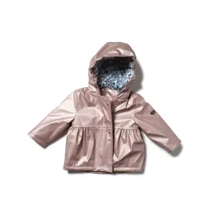 Metallic raincoat for baby girl Hublot Mode Marine Risette image-0