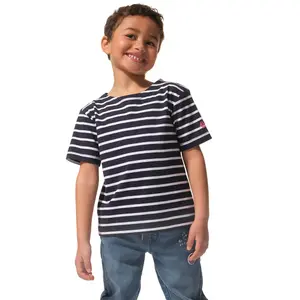 striped t-shirt for kids Hublot Mode Marine Rivage image-0