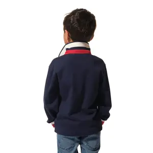 Long sleeve polo for kids Hublot Mode Marine Sansom image-1
