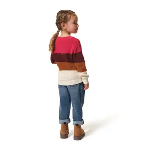 Baby girl round neck sweater Hublot Mode Marine Theoxane image-1