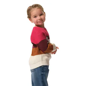 Baby girl round neck sweater Hublot Mode Marine Theoxane image-2