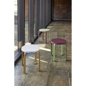 Rolling stool Hubsch Interior Smile image-4