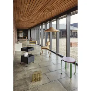 Rolling stool Hubsch Interior Smile image-6