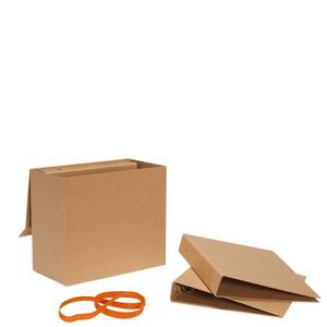 Natuurlijke ordners en opbergdozen Hubsch Interior Elo (x3) image-1