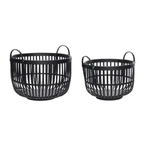 Storage basket Hubsch Interior Alchemy (x2)