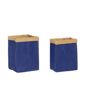 Square laundry baskets Hubsch Interior Laundromat (x2)