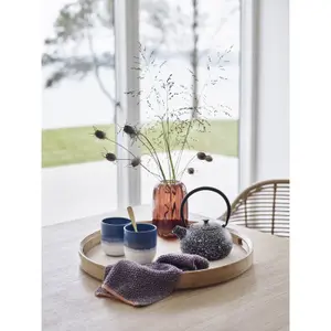 Tabletts rund Hubsch Interior Canvas (x2) image-3