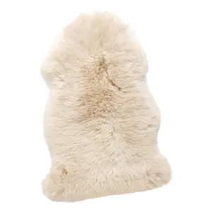 Sheepskin rug with short hair Hubsch Interior Prim image-0
