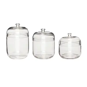 Kitchen jars Hubsch Interior Fill (x3)
