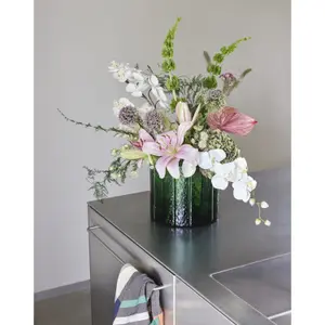 Vase Hubsch Interior Emerald image-4