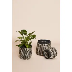 Storage basket Hubsch Interior Sprout (x3) image-1