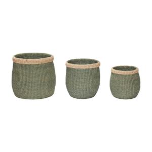 820404-paniers-hubsch-interior-moss-x3-vert-naturel-23x19-28x25-32x29-cm