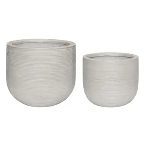 Set of 2 jars Hubsch Interior Bay image-0