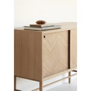 Commode Hubsch Interior Herringbone Sliding Doors image-3