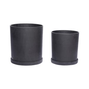 900309-pots-hubsch-interior-podium-medium-x2-black-25x28-30x33-cm