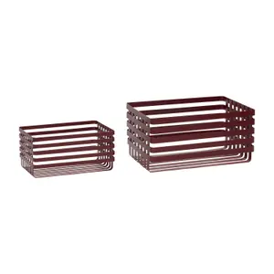 Kurve Hubsch Interior WiredUp 44x30x22/61x41x30 cm (x2) image-0