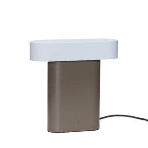 961902-bordslampa-hubsch-interior-sleek-brun-ljusgra-25x8x25-cm