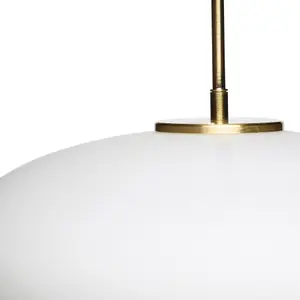 Lampe suspendue Hubsch Interior Muse Pendule Ellipse image-5