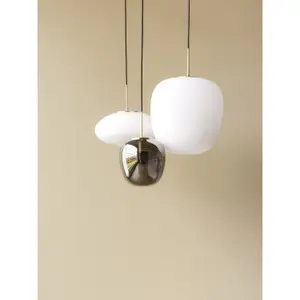 Lampe suspendue Hubsch Interior Muse Pendule Ellipse image-3