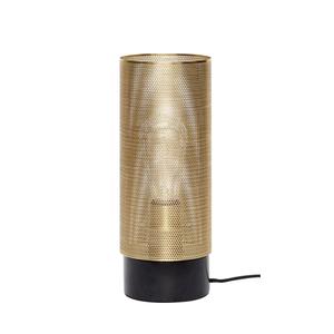 991111-table-lamp-hubsch-interior-edge-brass-black-12x31-cm