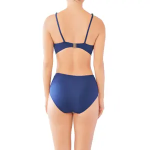 Cueca de fato de banho de cintura alta para mulheres Huit So Chic image-3