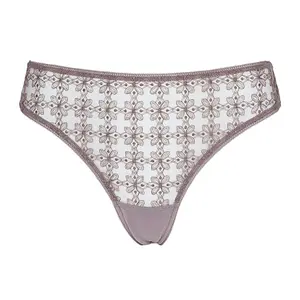 Tanga para mulher Huit Café Fleur image-0