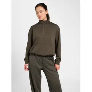 Γυναικεία ζακέτα με 1/2 φερμουάρ Hummel Soft image-1