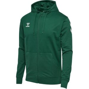 235115-6140-sudadera-con-capucha-y-cremallera-hummel-go-2-0-siempre-verde